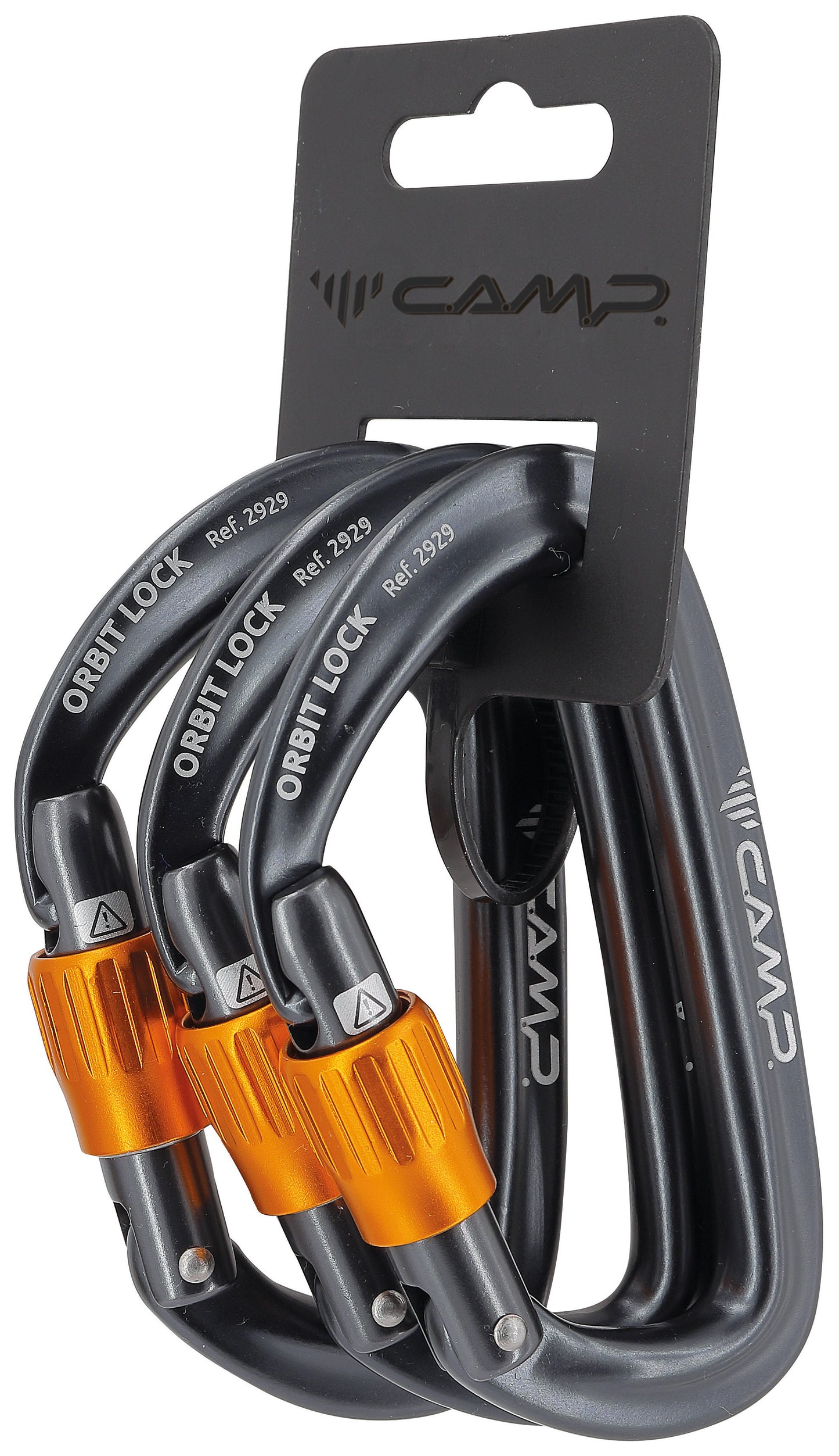 Camp Orbit Lock 3-Pack Locking Carabiners