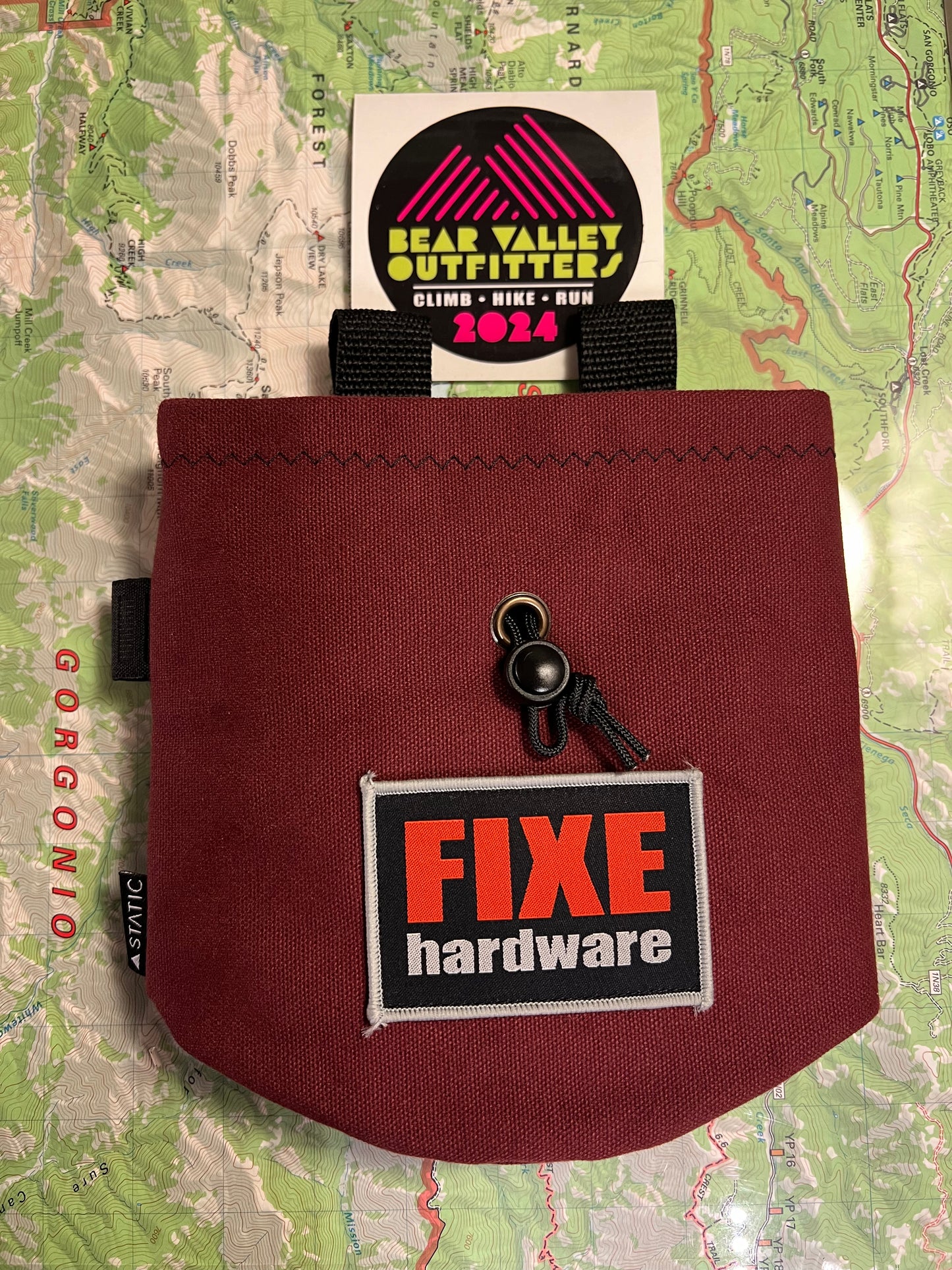 Fixe Hardware Marroon Chalk Bag