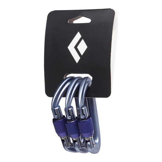 Black Diamond LiteForge Screwgate Carabiner 3-Pack