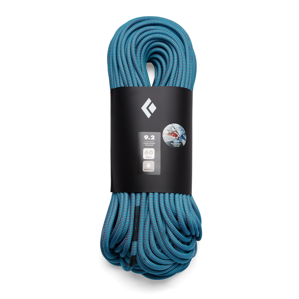 Black Diamond 9.2mm Dry 80M Climbing Rope Babsi Edition