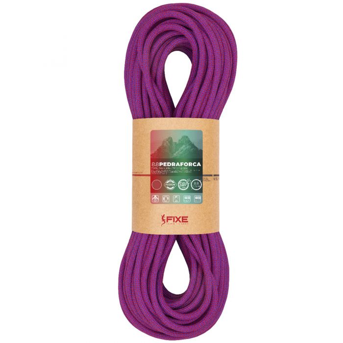Fixe 8.8 Perdaforca 60M Climbing Rope Violet