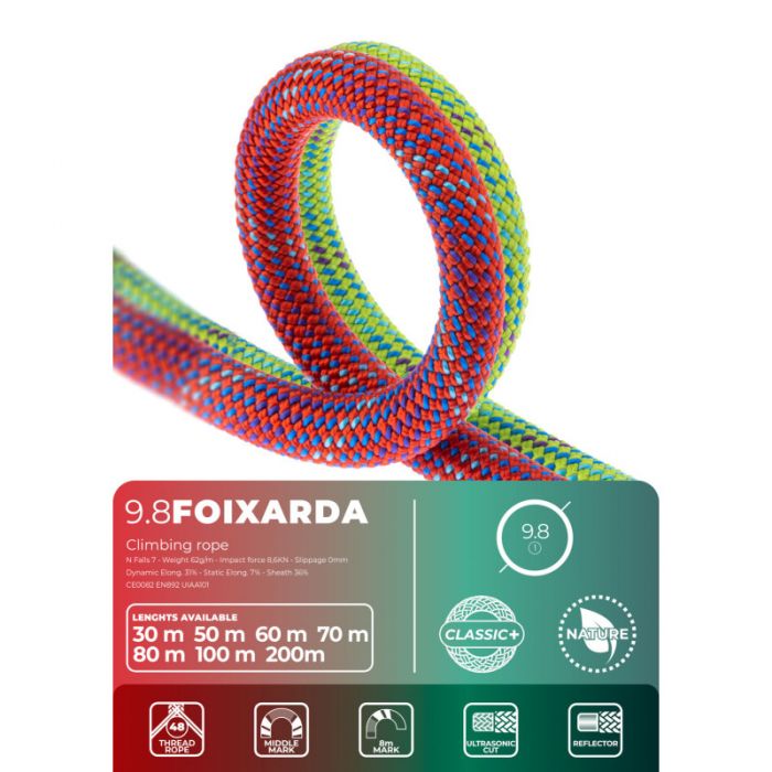 Foixarda 60M 9.8mm Climbing Rope