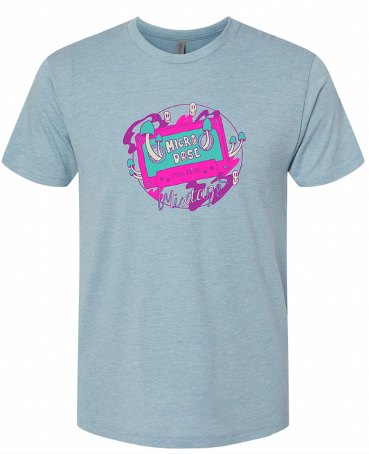 The Climbing Zine Microdose Mixtape Tee Shirt Stonewash
